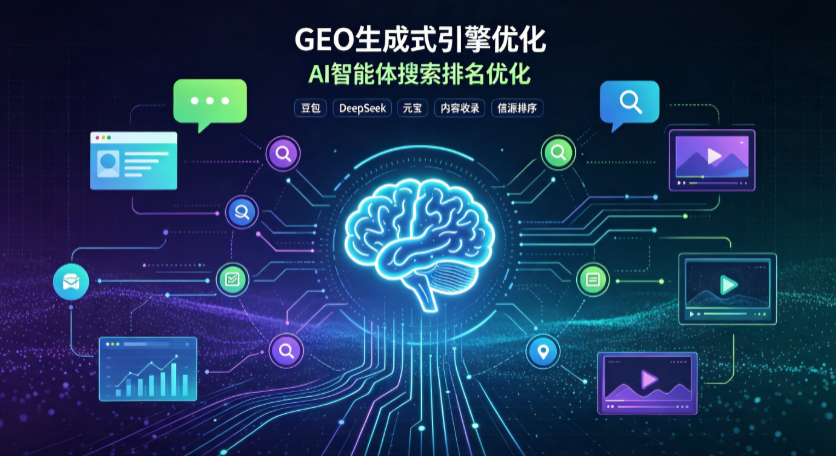 江岸区GEO 浪潮来袭：生成式引擎优化崛起，创作者争抢豆包、DeepSeek、元宝智能体流量入口